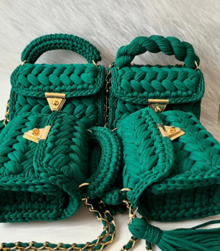Emerald Green Handmade Purse