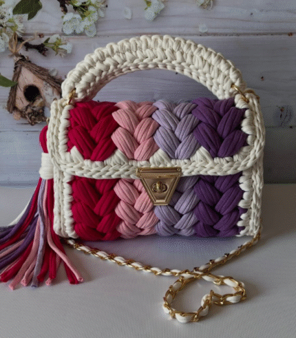 Multi-Colored Handmade Purse