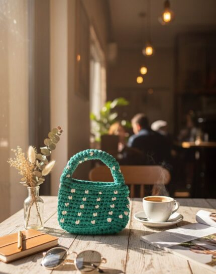 Mini Bag – Green Heart