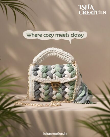 Mint Green Handmade Purse