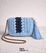 Ocean Breeze Crochet Sling Bag