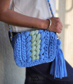 Ocean Mint Crochet Sling Bag - Image 2