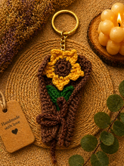 Mini Flower Bouquet Keychain