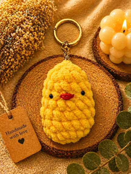 Yellow Bird Keychain