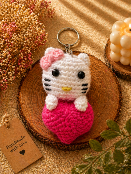 Cute Kitty Keychain