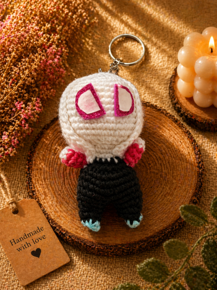 Mini Spiderman Keychain