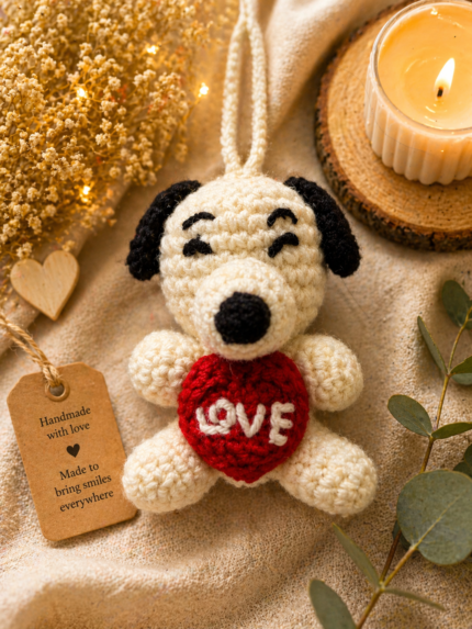 Cute Puppy Keychain