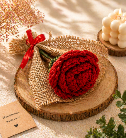 Crochet Rose (Handmade Gift)
