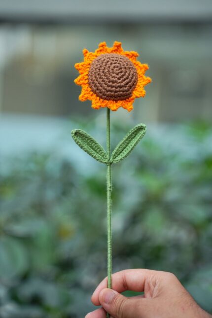 Handmade Crochet Sunflower