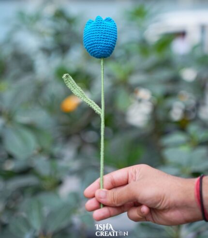 Handmade Crochet Tulip Flower