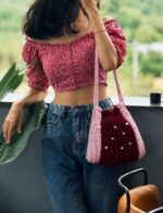 Red & Pink Tote Bag
