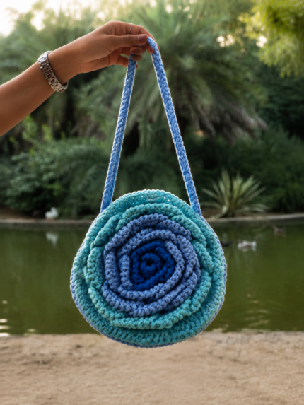 Blue Rose Bag