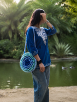 Blue Rose Bag - Image 2