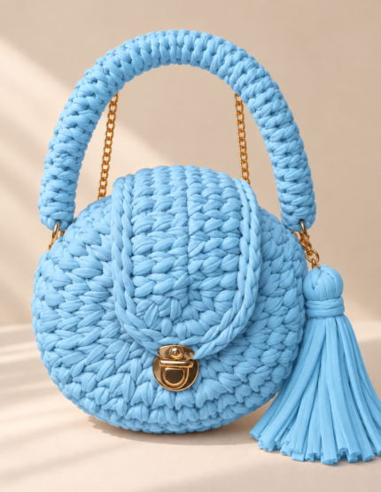 Sky Blue Loomi Crochet Bag