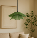 Sage Bloom Jute Pendant Light - Image 3