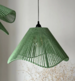 Sage Bloom Jute Pendant Light - Image 4