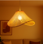 Solara Wave Jute Hanging Light - Image 2
