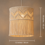 Dori Ivory Fringe Chandelier - Image 4