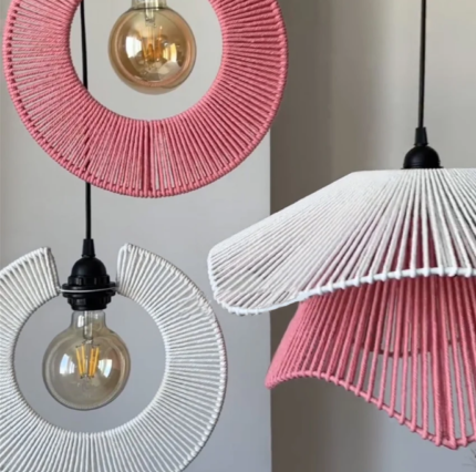 Roselle Eclipse Raffia Light