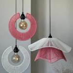 Roselle Eclipse Raffia Light - Image 2
